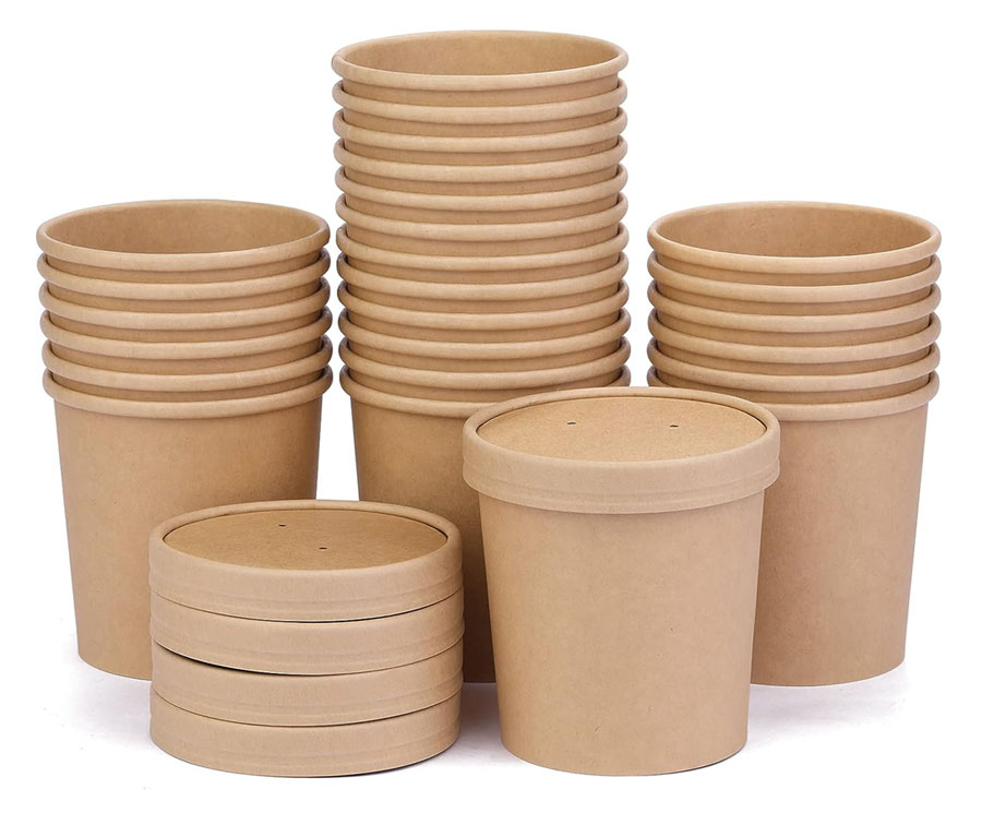 Paper soup containers